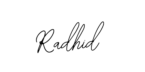 Also You can easily find your signature by using the search form. We will create Radhid name handwritten signature images for you free of cost using Bearetta-2O07w sign style. Radhid signature style 12 images and pictures png