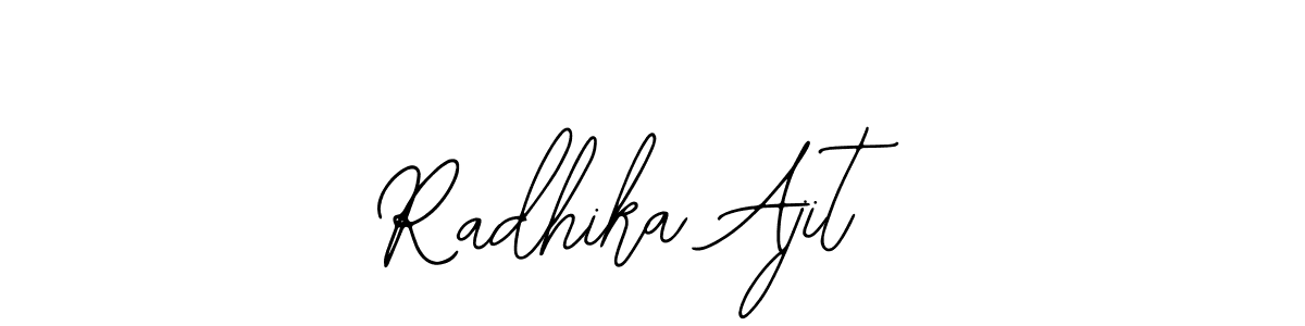 Design your own signature with our free online signature maker. With this signature software, you can create a handwritten (Bearetta-2O07w) signature for name Radhika Ajit. Radhika Ajit signature style 12 images and pictures png