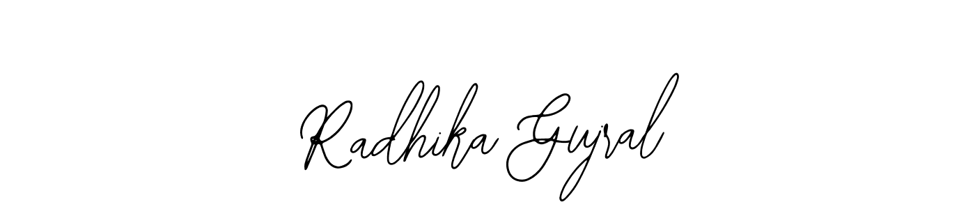 This is the best signature style for the Radhika Gujral name. Also you like these signature font (Bearetta-2O07w). Mix name signature. Radhika Gujral signature style 12 images and pictures png
