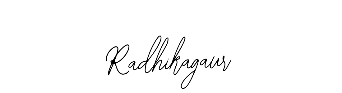 Design your own signature with our free online signature maker. With this signature software, you can create a handwritten (Bearetta-2O07w) signature for name Radhikagaur. Radhikagaur signature style 12 images and pictures png