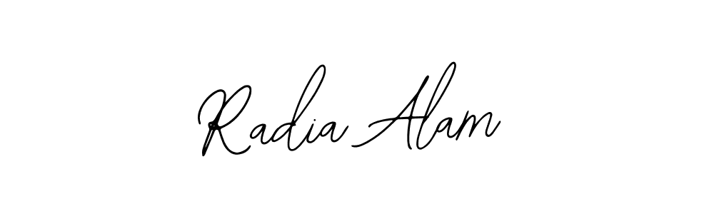 The best way (Bearetta-2O07w) to make a short signature is to pick only two or three words in your name. The name Radia Alam include a total of six letters. For converting this name. Radia Alam signature style 12 images and pictures png