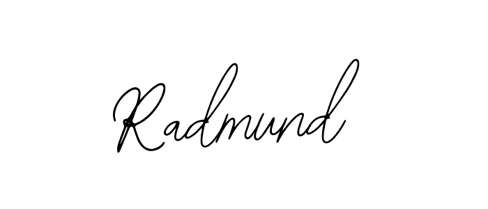 Radmund stylish signature style. Best Handwritten Sign (Bearetta-2O07w) for my name. Handwritten Signature Collection Ideas for my name Radmund. Radmund signature style 12 images and pictures png