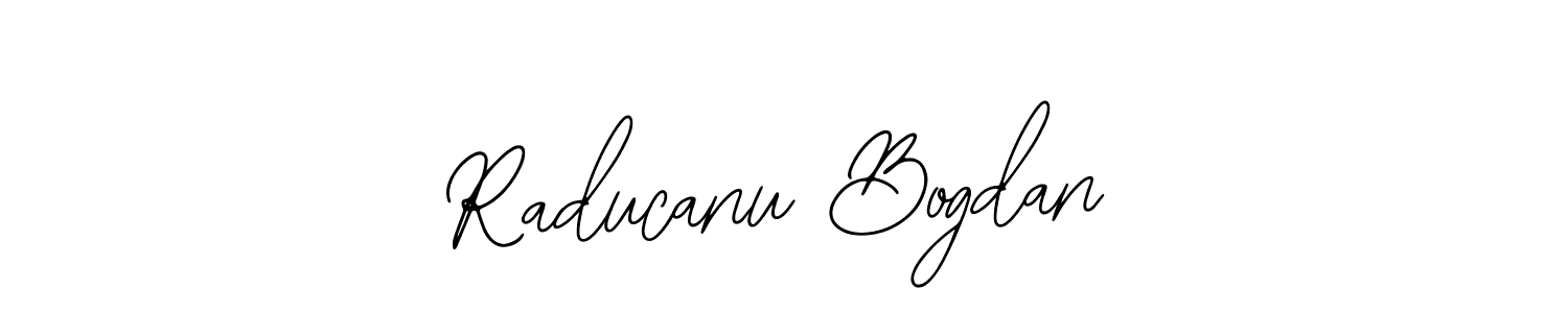 Use a signature maker to create a handwritten signature online. With this signature software, you can design (Bearetta-2O07w) your own signature for name Raducanu Bogdan. Raducanu Bogdan signature style 12 images and pictures png