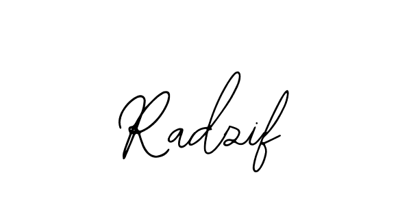 You should practise on your own different ways (Bearetta-2O07w) to write your name (Radzif) in signature. don't let someone else do it for you. Radzif signature style 12 images and pictures png