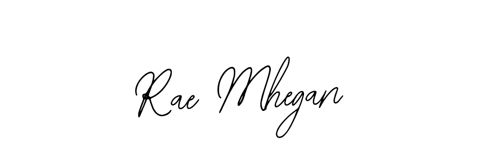 You should practise on your own different ways (Bearetta-2O07w) to write your name (Rae Mhegan) in signature. don't let someone else do it for you. Rae Mhegan signature style 12 images and pictures png