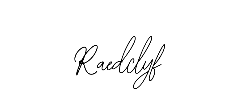 It looks lik you need a new signature style for name Raedclyf. Design unique handwritten (Bearetta-2O07w) signature with our free signature maker in just a few clicks. Raedclyf signature style 12 images and pictures png