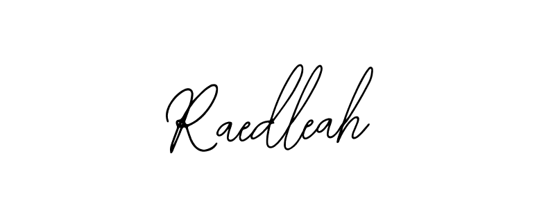 Design your own signature with our free online signature maker. With this signature software, you can create a handwritten (Bearetta-2O07w) signature for name Raedleah. Raedleah signature style 12 images and pictures png