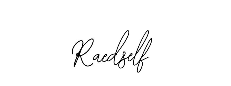 Similarly Bearetta-2O07w is the best handwritten signature design. Signature creator online .You can use it as an online autograph creator for name Raedself. Raedself signature style 12 images and pictures png