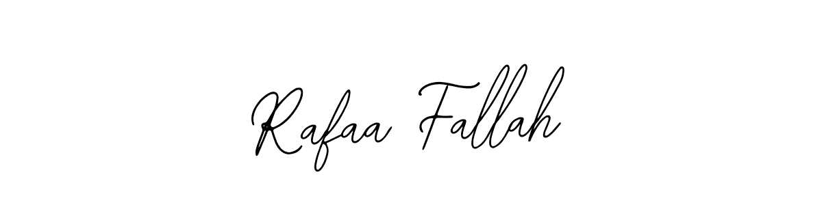 Make a beautiful signature design for name Rafaa Fallah. Use this online signature maker to create a handwritten signature for free. Rafaa Fallah signature style 12 images and pictures png