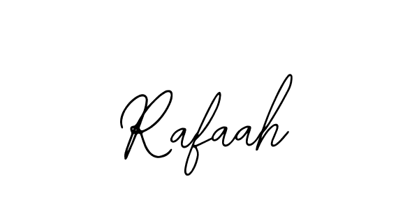 if you are searching for the best signature style for your name Rafaah. so please give up your signature search. here we have designed multiple signature styles  using Bearetta-2O07w. Rafaah signature style 12 images and pictures png