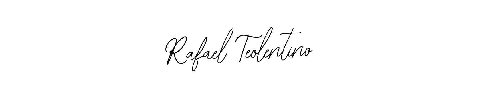 How to make Rafael Teolentino name signature. Use Bearetta-2O07w style for creating short signs online. This is the latest handwritten sign. Rafael Teolentino signature style 12 images and pictures png