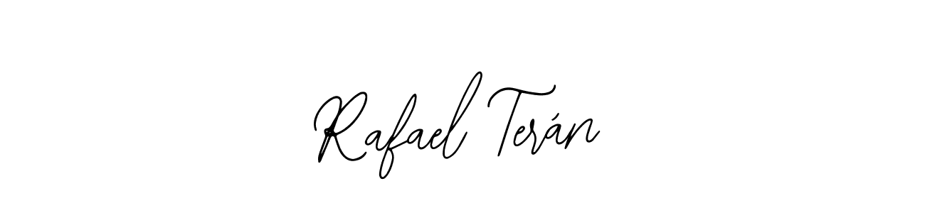 How to make Rafael Terán name signature. Use Bearetta-2O07w style for creating short signs online. This is the latest handwritten sign. Rafael Terán signature style 12 images and pictures png