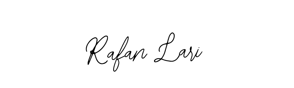 if you are searching for the best signature style for your name Rafan Lari. so please give up your signature search. here we have designed multiple signature styles  using Bearetta-2O07w. Rafan Lari signature style 12 images and pictures png