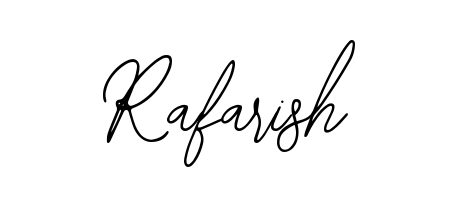 Discover the perfect balance of readability and style for Rafarish with Bearetta-2O07w font. Create your dream signature today. Rafarish signature style 12 images and pictures png
