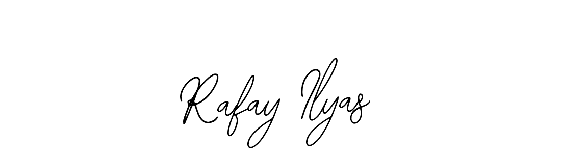 How to make Rafay Ilyas name signature. Use Bearetta-2O07w style for creating short signs online. This is the latest handwritten sign. Rafay Ilyas signature style 12 images and pictures png