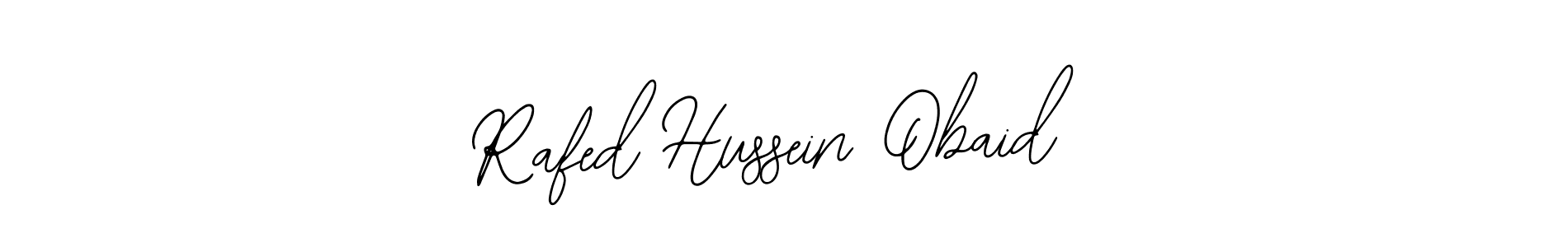 How to make Rafed Hussein Obaid signature? Bearetta-2O07w is a professional autograph style. Create handwritten signature for Rafed Hussein Obaid name. Rafed Hussein Obaid signature style 12 images and pictures png