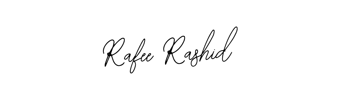 You should practise on your own different ways (Bearetta-2O07w) to write your name (Rafee Rashid) in signature. don't let someone else do it for you. Rafee Rashid signature style 12 images and pictures png