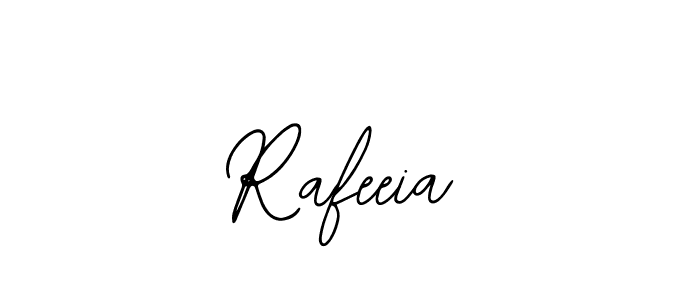 Use a signature maker to create a handwritten signature online. With this signature software, you can design (Bearetta-2O07w) your own signature for name Rafeeia. Rafeeia signature style 12 images and pictures png