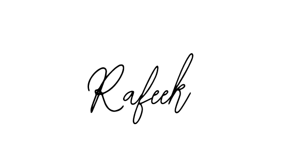 Make a beautiful signature design for name Rafeek. With this signature (Bearetta-2O07w) style, you can create a handwritten signature for free. Rafeek signature style 12 images and pictures png