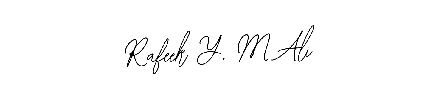 Here are the top 10 professional signature styles for the name Rafeek Y. M Ali. These are the best autograph styles you can use for your name. Rafeek Y. M Ali signature style 12 images and pictures png