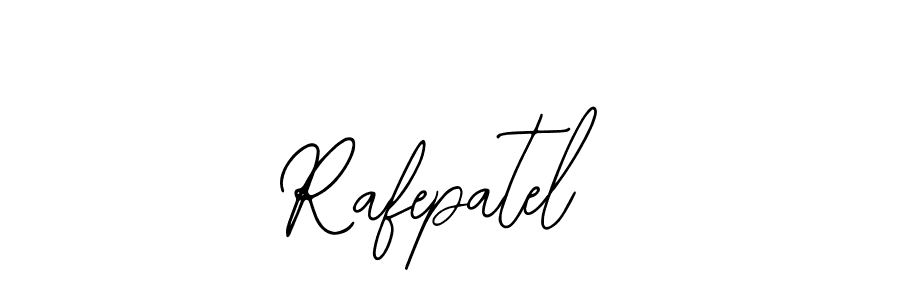 Bearetta-2O07w is a professional signature style that is perfect for those who want to add a touch of class to their signature. It is also a great choice for those who want to make their signature more unique. Get Rafepatel name to fancy signature for free. Rafepatel signature style 12 images and pictures png