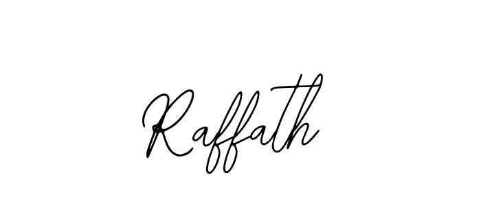 Raffath stylish signature style. Best Handwritten Sign (Bearetta-2O07w) for my name. Handwritten Signature Collection Ideas for my name Raffath. Raffath signature style 12 images and pictures png