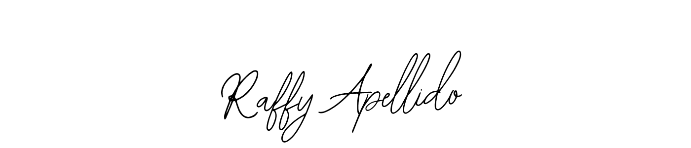 Similarly Bearetta-2O07w is the best handwritten signature design. Signature creator online .You can use it as an online autograph creator for name Raffy Apellido. Raffy Apellido signature style 12 images and pictures png