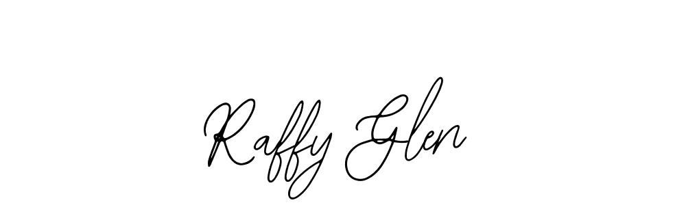 You should practise on your own different ways (Bearetta-2O07w) to write your name (Raffy Glen) in signature. don't let someone else do it for you. Raffy Glen signature style 12 images and pictures png