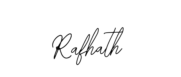 Design your own signature with our free online signature maker. With this signature software, you can create a handwritten (Bearetta-2O07w) signature for name Rafhath. Rafhath signature style 12 images and pictures png