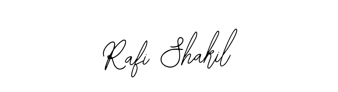 How to make Rafi Shakil name signature. Use Bearetta-2O07w style for creating short signs online. This is the latest handwritten sign. Rafi Shakil signature style 12 images and pictures png