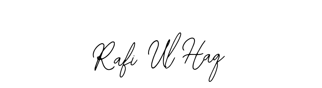 Also You can easily find your signature by using the search form. We will create Rafi Ul Haq name handwritten signature images for you free of cost using Bearetta-2O07w sign style. Rafi Ul Haq signature style 12 images and pictures png