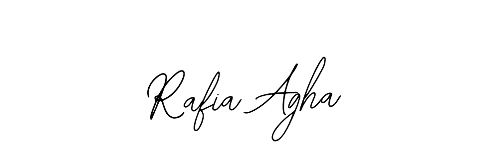 How to make Rafia Agha signature? Bearetta-2O07w is a professional autograph style. Create handwritten signature for Rafia Agha name. Rafia Agha signature style 12 images and pictures png