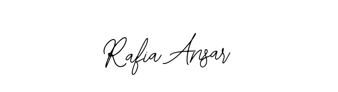 if you are searching for the best signature style for your name Rafia Ansar. so please give up your signature search. here we have designed multiple signature styles  using Bearetta-2O07w. Rafia Ansar signature style 12 images and pictures png
