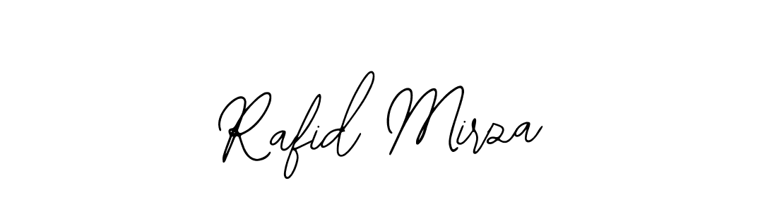 How to make Rafid Mirza signature? Bearetta-2O07w is a professional autograph style. Create handwritten signature for Rafid Mirza name. Rafid Mirza signature style 12 images and pictures png