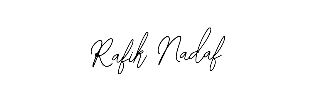 Make a beautiful signature design for name Rafik Nadaf. With this signature (Bearetta-2O07w) style, you can create a handwritten signature for free. Rafik Nadaf signature style 12 images and pictures png