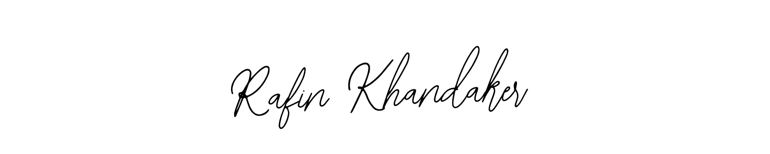 Use a signature maker to create a handwritten signature online. With this signature software, you can design (Bearetta-2O07w) your own signature for name Rafin Khandaker. Rafin Khandaker signature style 12 images and pictures png