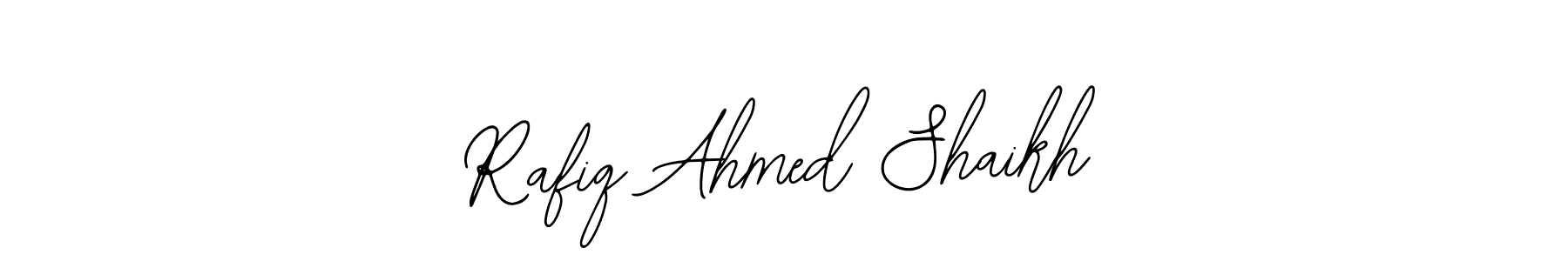 Make a beautiful signature design for name Rafiq Ahmed Shaikh. With this signature (Bearetta-2O07w) style, you can create a handwritten signature for free. Rafiq Ahmed Shaikh signature style 12 images and pictures png