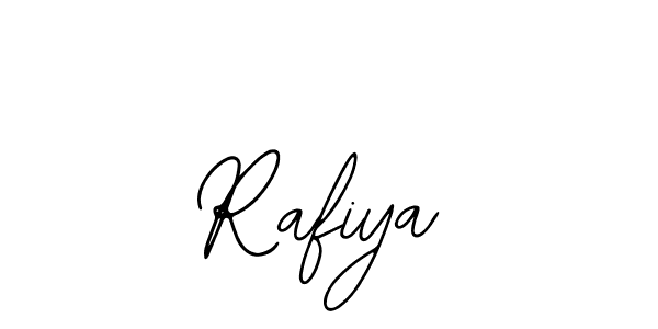 How to make Rafiya name signature. Use Bearetta-2O07w style for creating short signs online. This is the latest handwritten sign. Rafiya signature style 12 images and pictures png