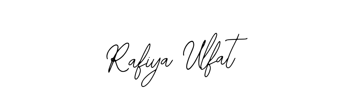 How to Draw Rafiya Ulfat signature style? Bearetta-2O07w is a latest design signature styles for name Rafiya Ulfat. Rafiya Ulfat signature style 12 images and pictures png