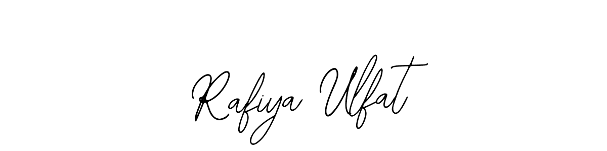 How to Draw Rafiya Ulfat signature style? Bearetta-2O07w is a latest design signature styles for name Rafiya Ulfat. Rafiya Ulfat signature style 12 images and pictures png