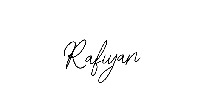 if you are searching for the best signature style for your name Rafiyan. so please give up your signature search. here we have designed multiple signature styles  using Bearetta-2O07w. Rafiyan signature style 12 images and pictures png