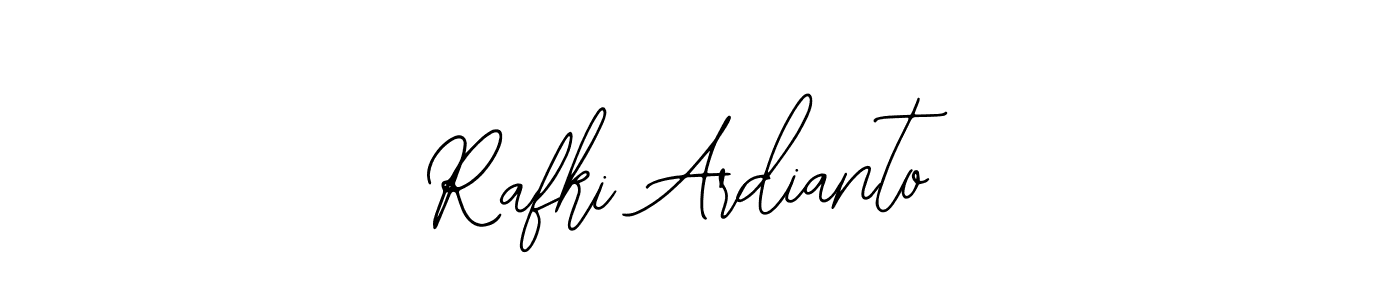 Use a signature maker to create a handwritten signature online. With this signature software, you can design (Bearetta-2O07w) your own signature for name Rafki Ardianto. Rafki Ardianto signature style 12 images and pictures png