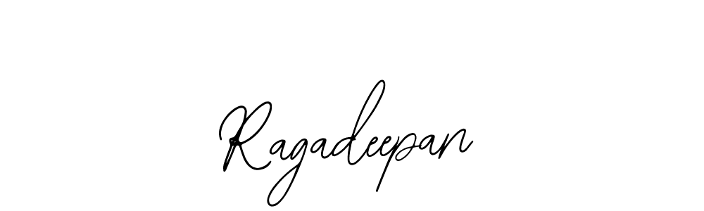 You should practise on your own different ways (Bearetta-2O07w) to write your name (Ragadeepan) in signature. don't let someone else do it for you. Ragadeepan signature style 12 images and pictures png