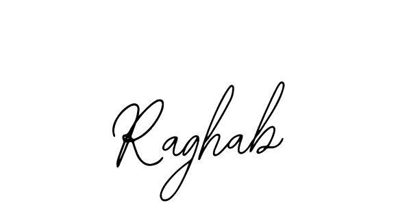 Make a beautiful signature design for name Raghab. With this signature (Bearetta-2O07w) style, you can create a handwritten signature for free. Raghab signature style 12 images and pictures png