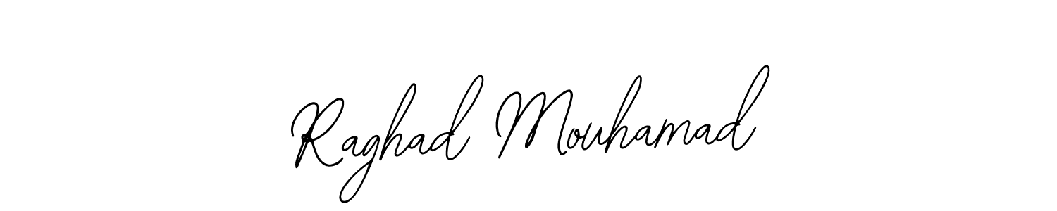 Make a beautiful signature design for name Raghad Mouhamad. With this signature (Bearetta-2O07w) style, you can create a handwritten signature for free. Raghad Mouhamad signature style 12 images and pictures png