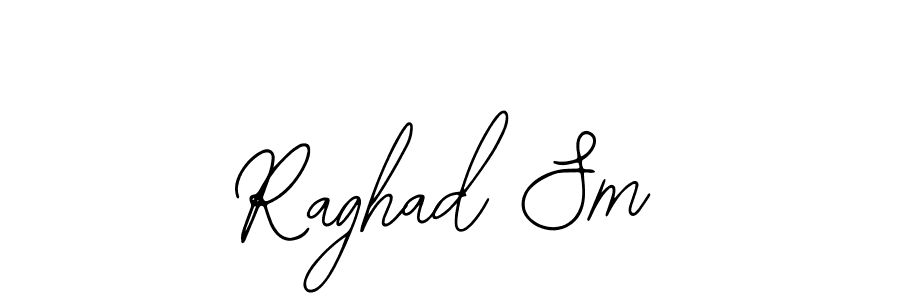 Use a signature maker to create a handwritten signature online. With this signature software, you can design (Bearetta-2O07w) your own signature for name Raghad Sm. Raghad Sm signature style 12 images and pictures png
