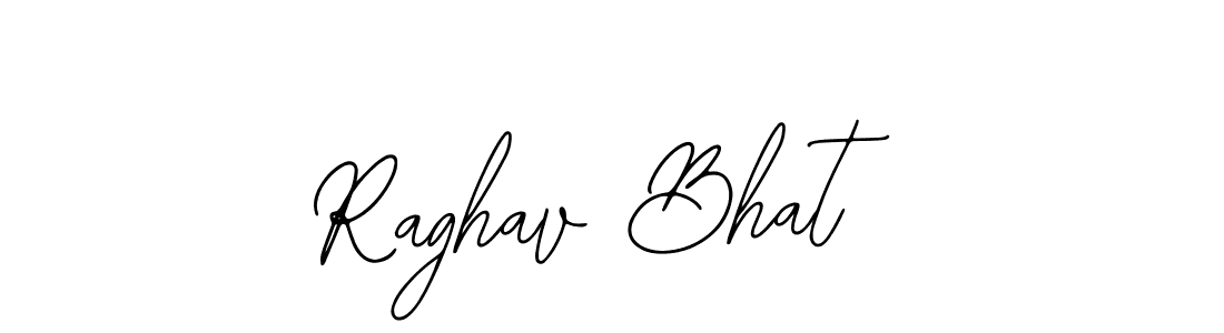 Make a beautiful signature design for name Raghav Bhat. Use this online signature maker to create a handwritten signature for free. Raghav Bhat signature style 12 images and pictures png