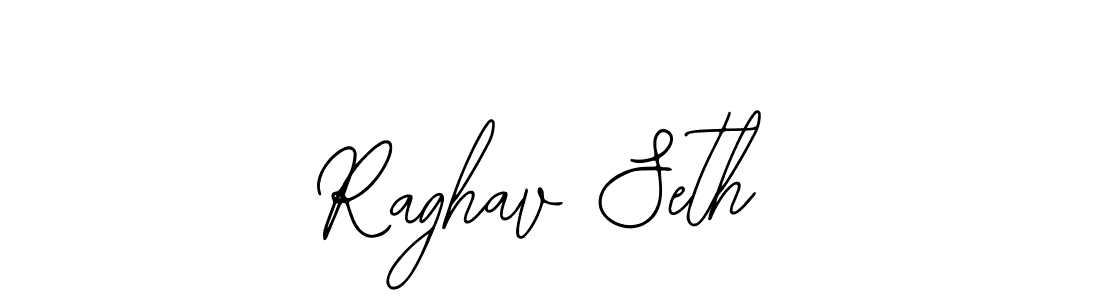 Use a signature maker to create a handwritten signature online. With this signature software, you can design (Bearetta-2O07w) your own signature for name Raghav Seth. Raghav Seth signature style 12 images and pictures png