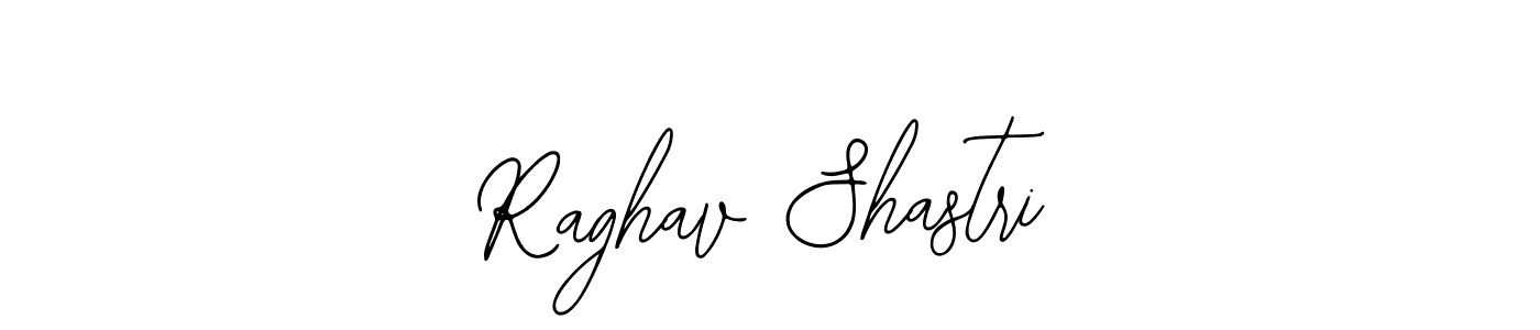 You should practise on your own different ways (Bearetta-2O07w) to write your name (Raghav Shastri) in signature. don't let someone else do it for you. Raghav Shastri signature style 12 images and pictures png