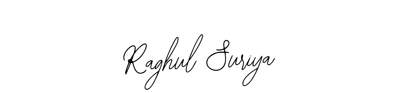 How to make Raghul Suriya signature? Bearetta-2O07w is a professional autograph style. Create handwritten signature for Raghul Suriya name. Raghul Suriya signature style 12 images and pictures png